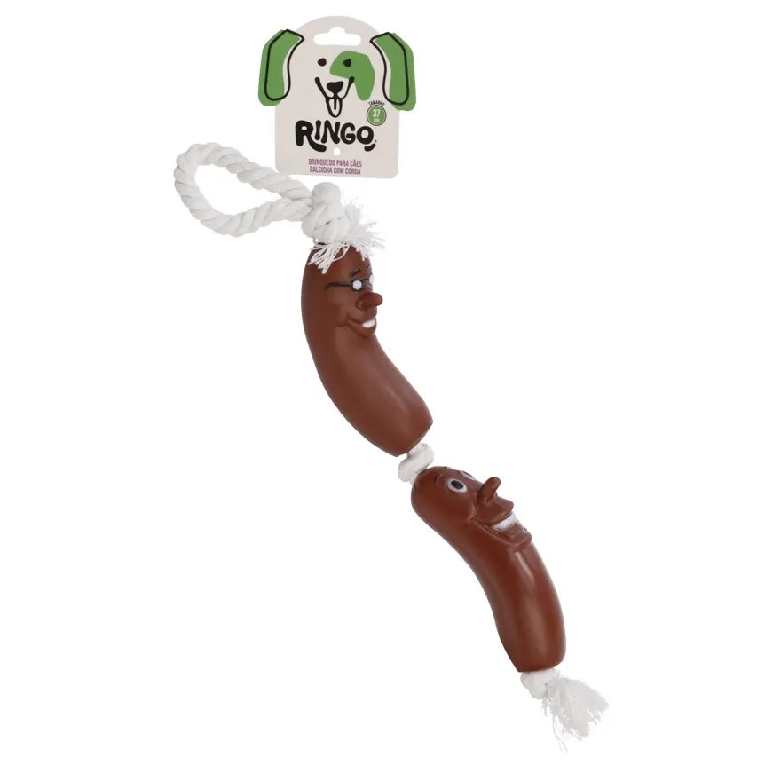 Brinquedo para Cão Corda Salsicha 37cm — imagem 3