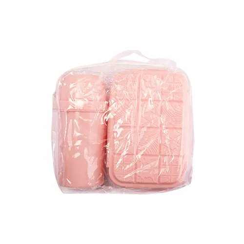 KIT Marmita 800 ml e Garrafa 480 ml Plástico PP 18,5 cm x 12 cm x 6,5 cm — imagem 2