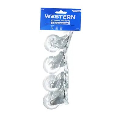 Rodízios Giratório Silicone 50mm 4 Peças — imagem 6