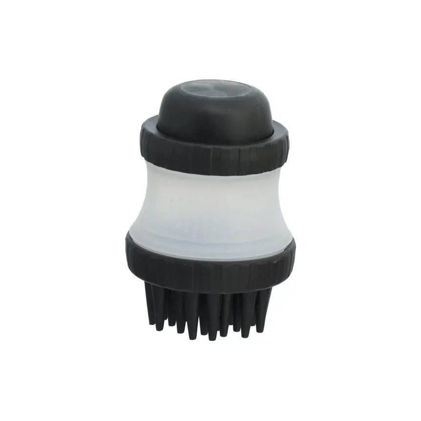 Escova Massageadora Banho Preta 11cm — imagem 4