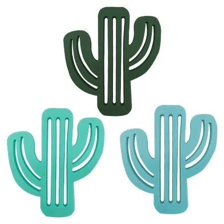 Porta-Copos Cacto Plástico PVC 8,9 cm x 8 cm x 0,3 cm — imagem 2