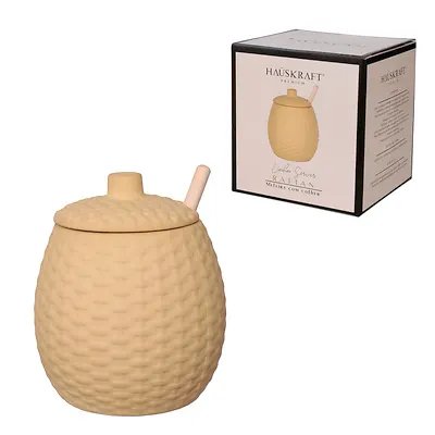 Meleira Porcelana Colher Rattan 420ml — imagem 4
