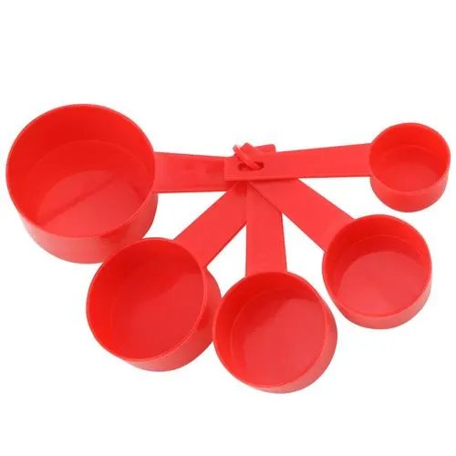 KIT 5 Colheres Medida Plástico 16 cm x 8,5 cm x 5,5 cm (1 un) — imagem 2