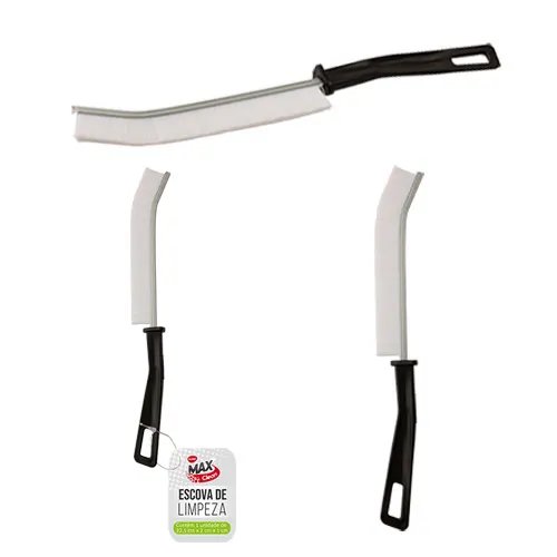 Escova Limpeza Cantos Plástico PP 22,5 cm x 2 cm x 1 cm — imagem 2