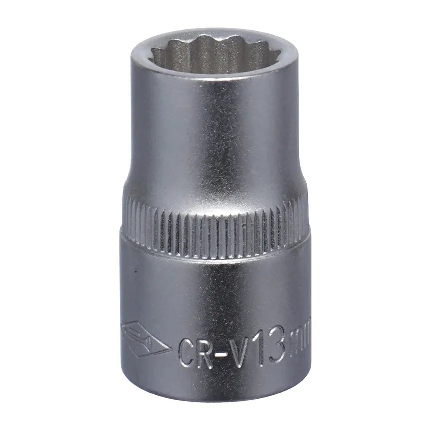 Soquete Estriado Curto 1/2 13mm — imagem 3