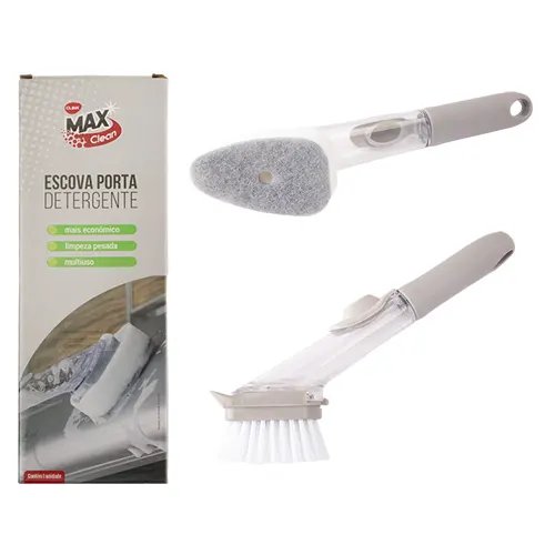 Escova Lava-Louças Multiuso Plástico 22,5 cm x 4 cm x 4 cm (1 un) — imagem 3