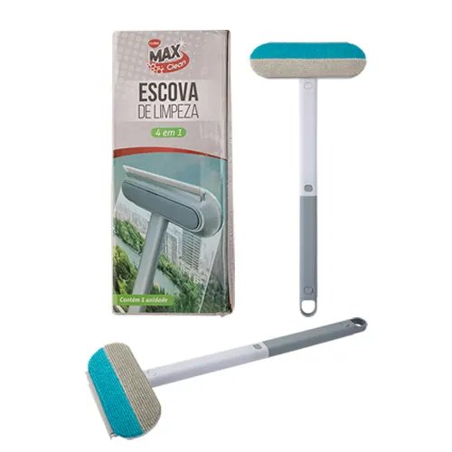 Escova Limpeza 4 em 1 Plástico PP e Lint 43 cm x 18 cm x 2 cm — imagem 2