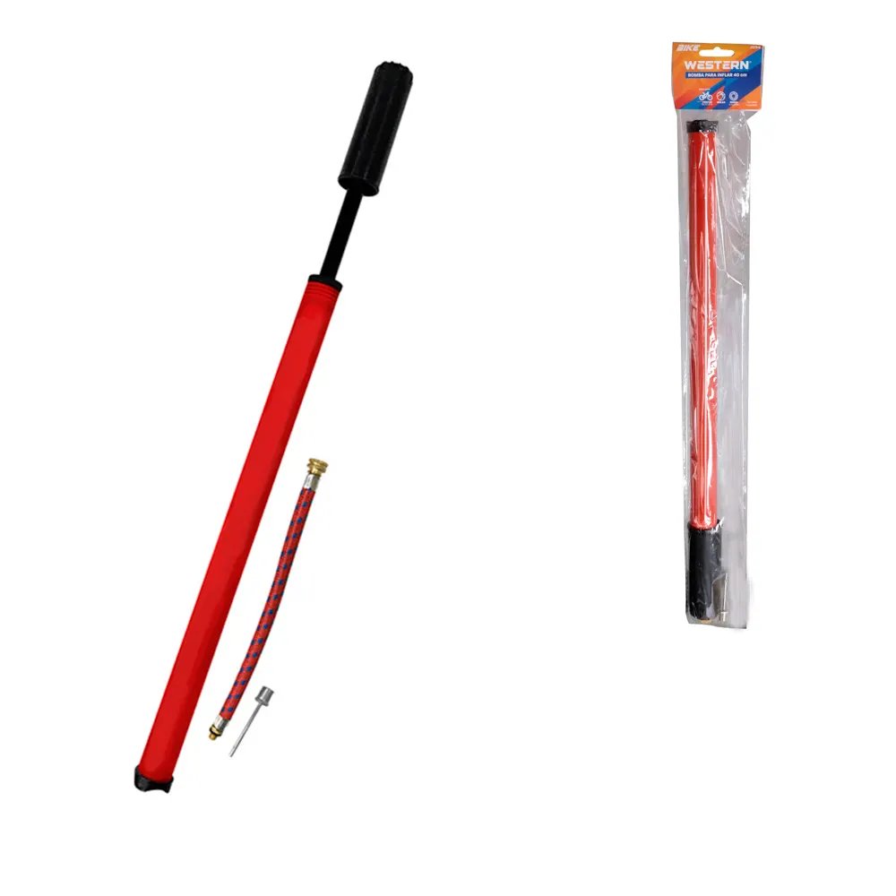 Bomba Ar Manual Vermelha 40cm — imagem 3