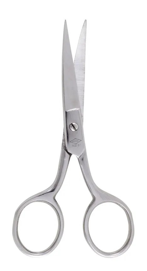 Tesoura Tradicional Bordar Curv 4" — imagem 3
