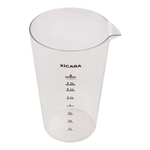 Copo Medida 500 ml Plástico PET 9,4 cm x 9,4 cm x 15 cm — imagem 2