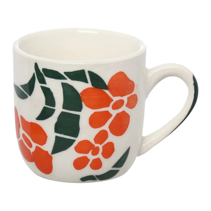 Xícara de Café Flores 90ml 6 Peças — imagem 3