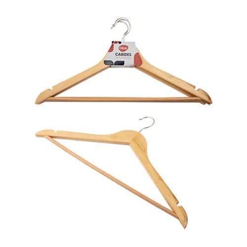 KIT 3 Cabides Madeira 44,5 cm x 22 cm (1 un) — imagem 2