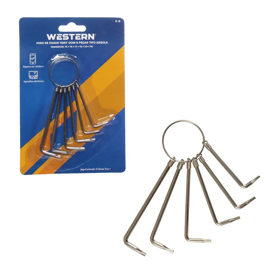 Chave Torx T5 a T10 6 Peças — imagem 3