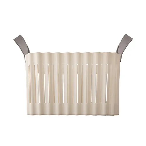 Cesto com Alça Retangular M Plástico Tpr e PP 24 cm x 17,5 cm x 14,3 cm — imagem 2