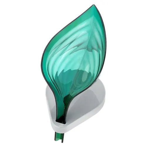 Saboneteira Folha Plástico 15 cm x 8,2 cm x 12,8 cm (1 un) — imagem 3
