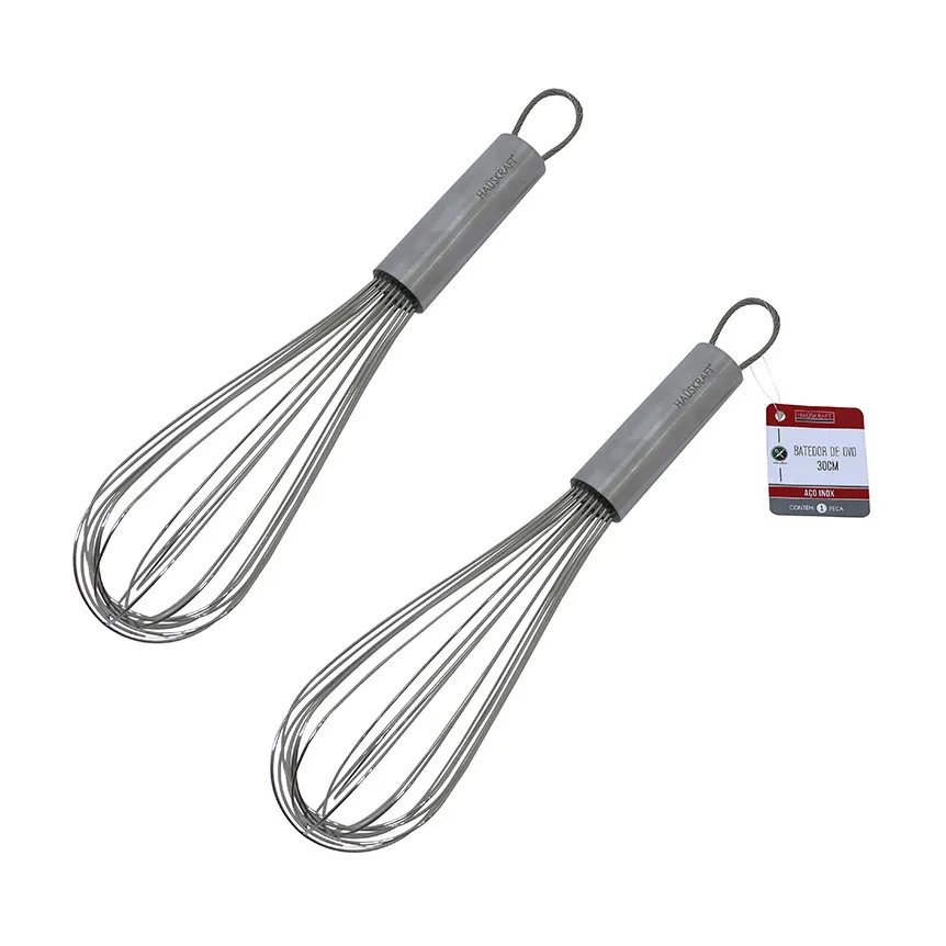 Batedor de Ovos Inox 34cm — imagem 2