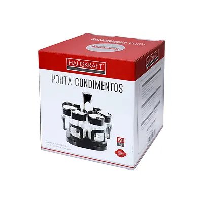 Porta-Condimentos 6 Peças Vidro 150ml — imagem 3