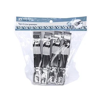 Prendedor Grampo Inox 4 Peças — imagem 4