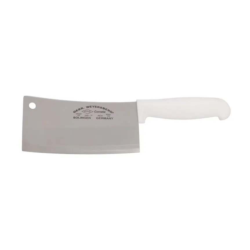 Cutelo Inox Cabo Branco Tradicional 7" — imagem 2