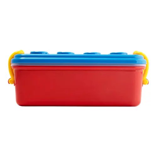Marmita Bloco de Montar 740 ml Plástico PP 17,8 cm x 11,5 cm x 7,5 cm — imagem 2