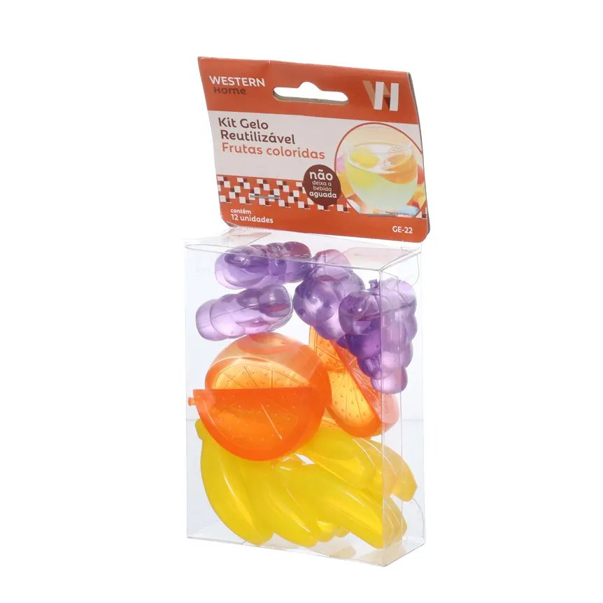 Gelos Reutilizável Frutas 12 Peças — imagem 2