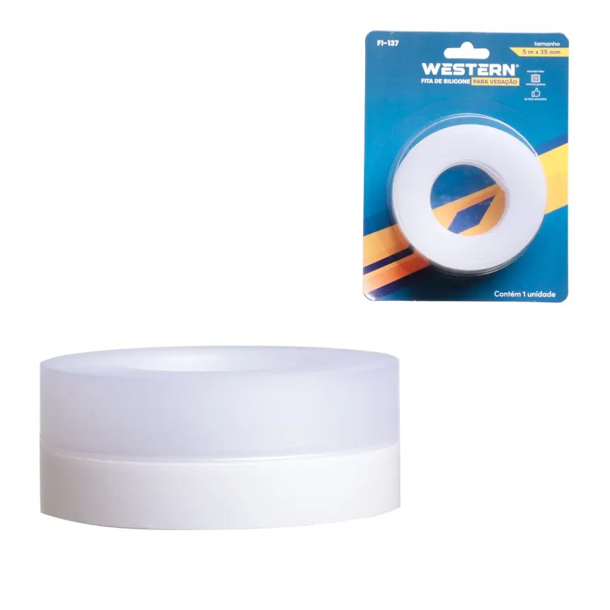 Fita Adesiva Silicone 5m x 35mm — imagem 2