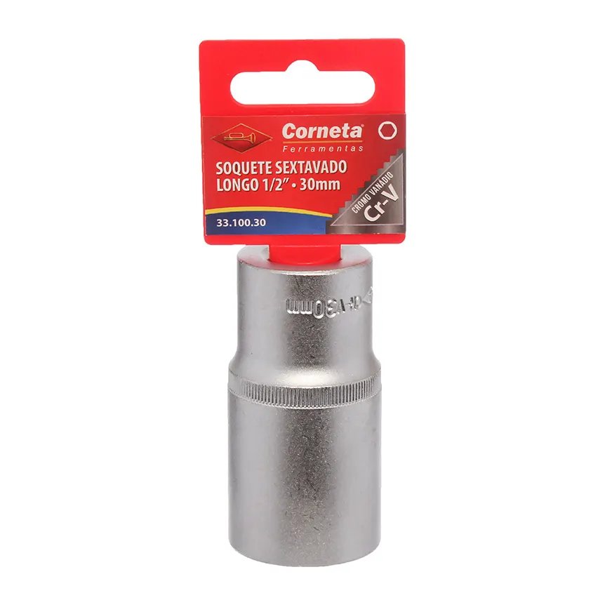 Soquete Sextavado Longo 1/2 30mm — imagem 4