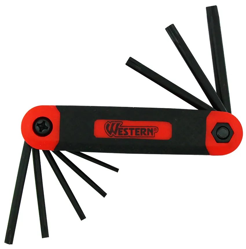 Chave Torx Dobrável com Furo 8 Peças — imagem 4