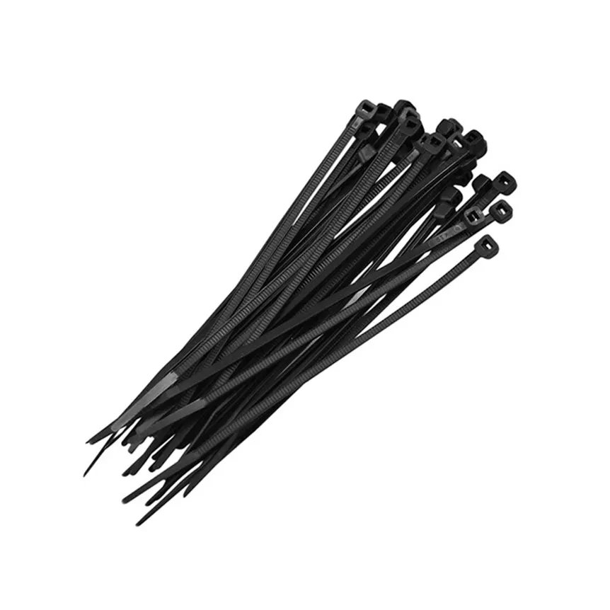 Jogo com 100 Abraçadeiras Preto 7,6x450mm — imagem 3