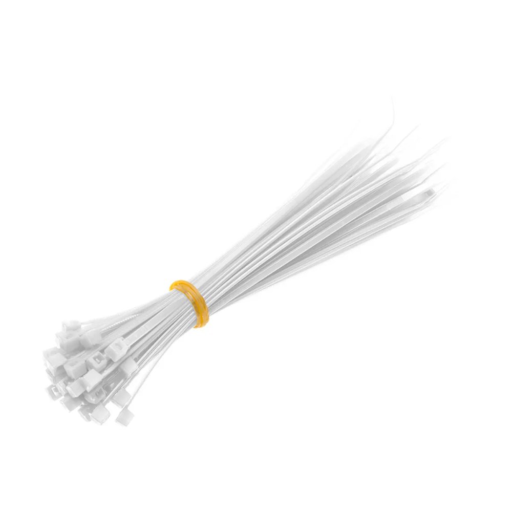 Jogo com 100 Abraçadeiras Branco 4,5x200mm — imagem 2