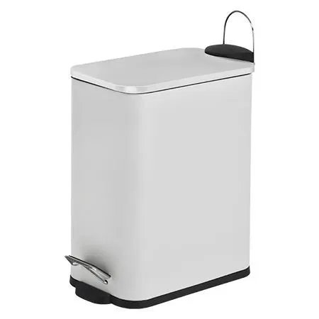 Lixeira Pedal 5 L Ferro e Plástico PP 22,5 cm x 14 cm x 29 cm — imagem 2