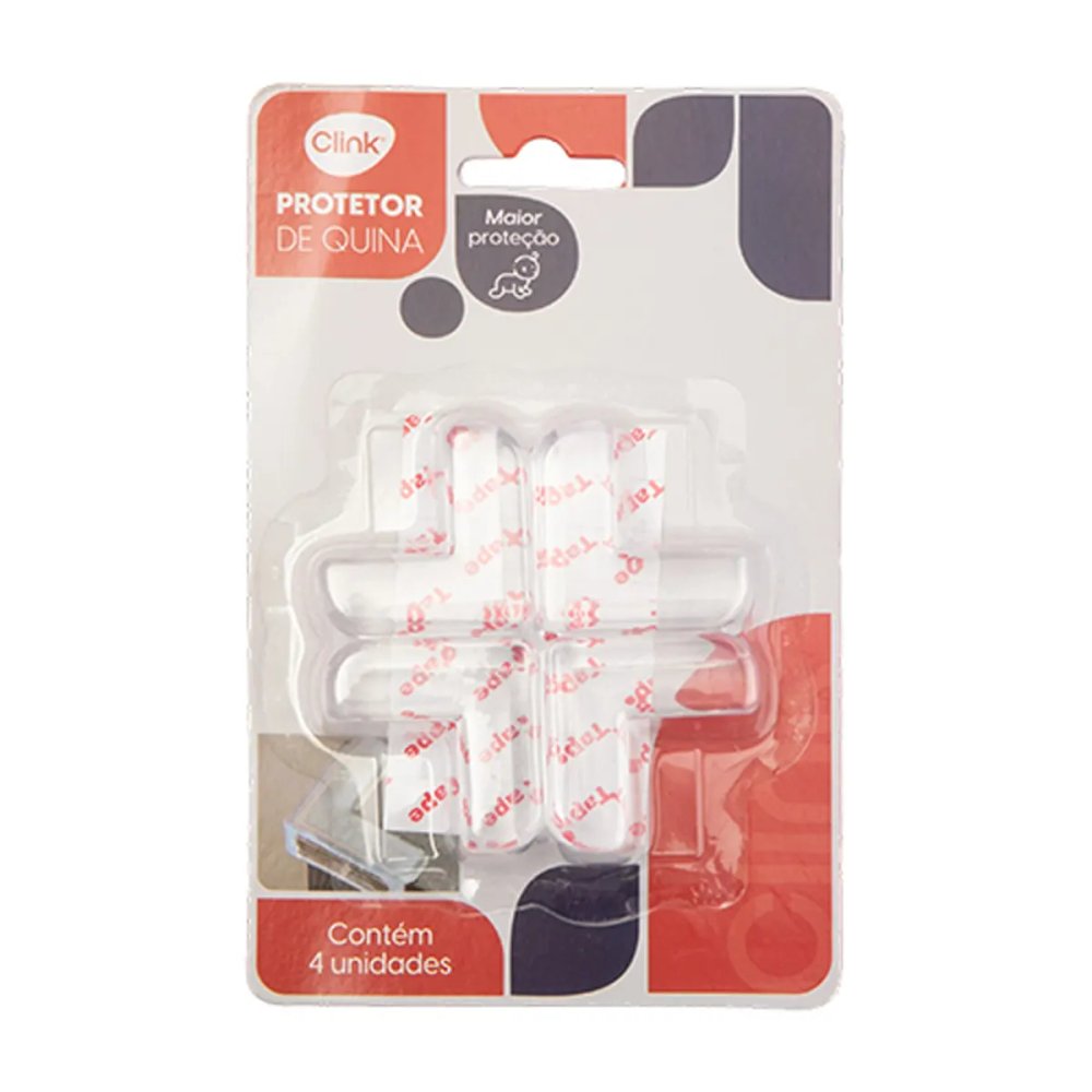 KIT 4 Pçs Protetor Quina Plástico PVC 4 cm x 4 cm x 1,5 cm — imagem 3