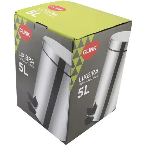 Lixeira com Pedal INOX 5 L — imagem 3