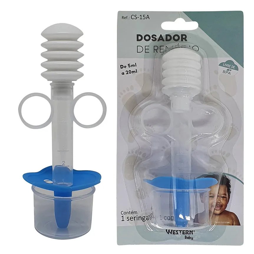 Dosador Remédio 20ml Azul — imagem 2