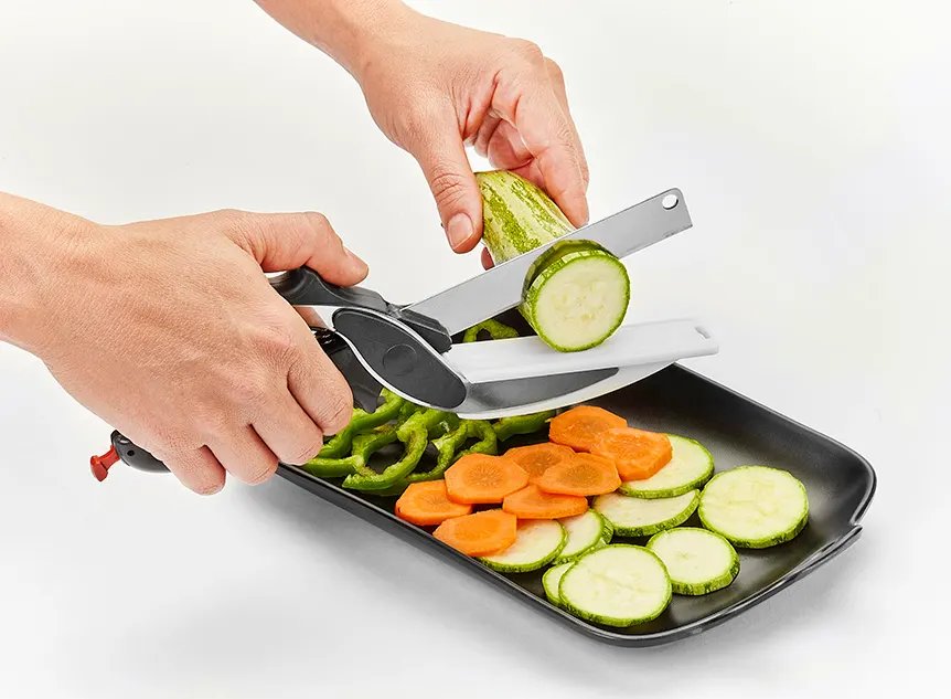 Tesoura Fatiar Legumes 9,5" — imagem 3