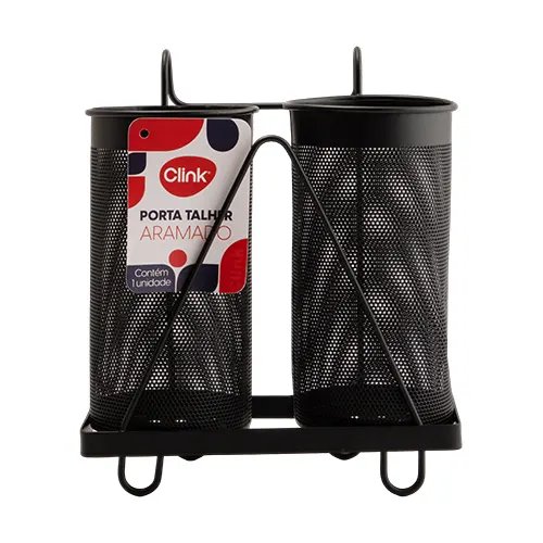 Porta Talher Aramado Ferro 16 cm x 10,5 cm x 18 cm — imagem 2