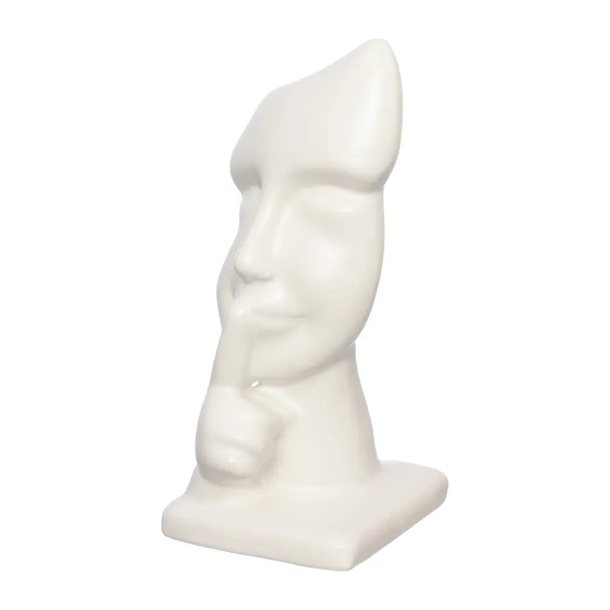 Figura Rosto Branca 150mm — imagem 2