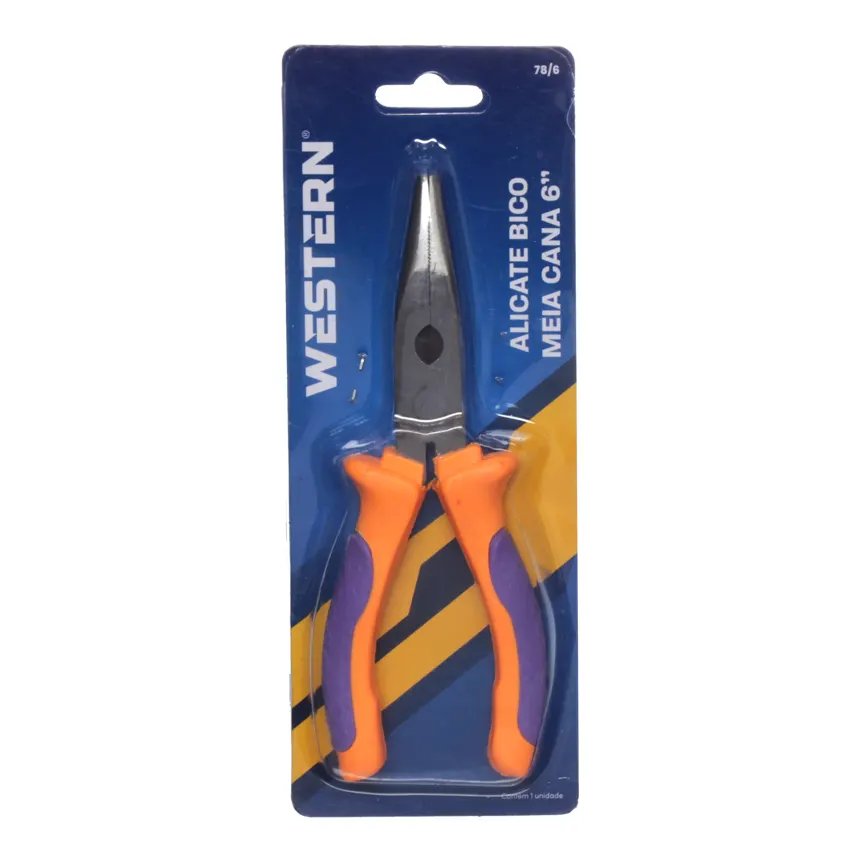 Alicate Bico M Cana RX/Laranja 6" — imagem 2