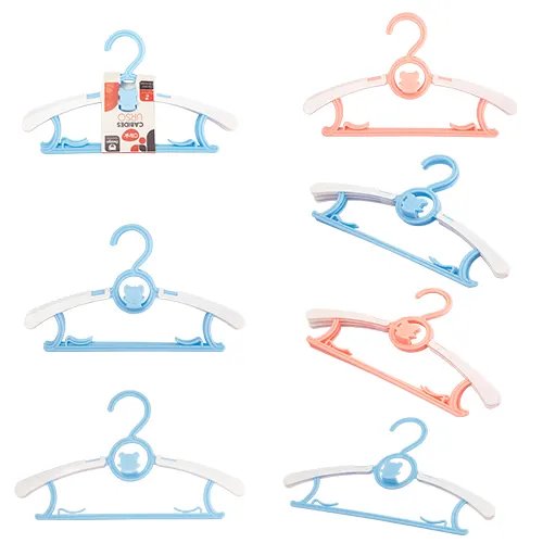 KIT 3 Pçs Cabide Urso Plástico PP 35,5 cm x 16,5 cm x 1,7 cm — imagem 2