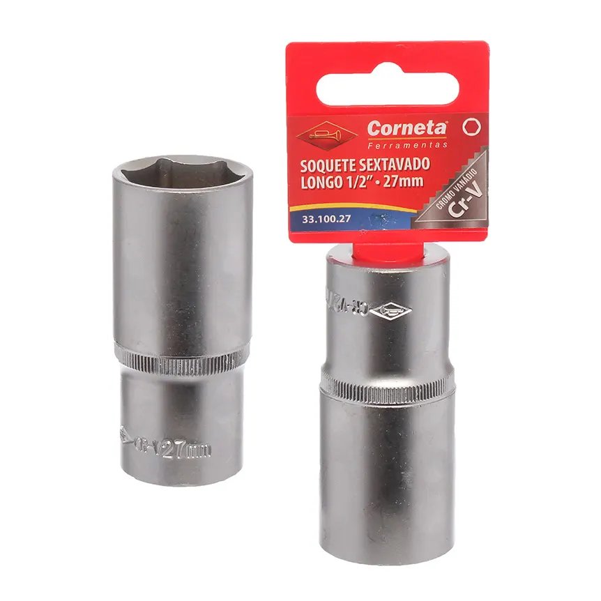 Soquete Sextavado Longo 1/2 27mm — imagem 3