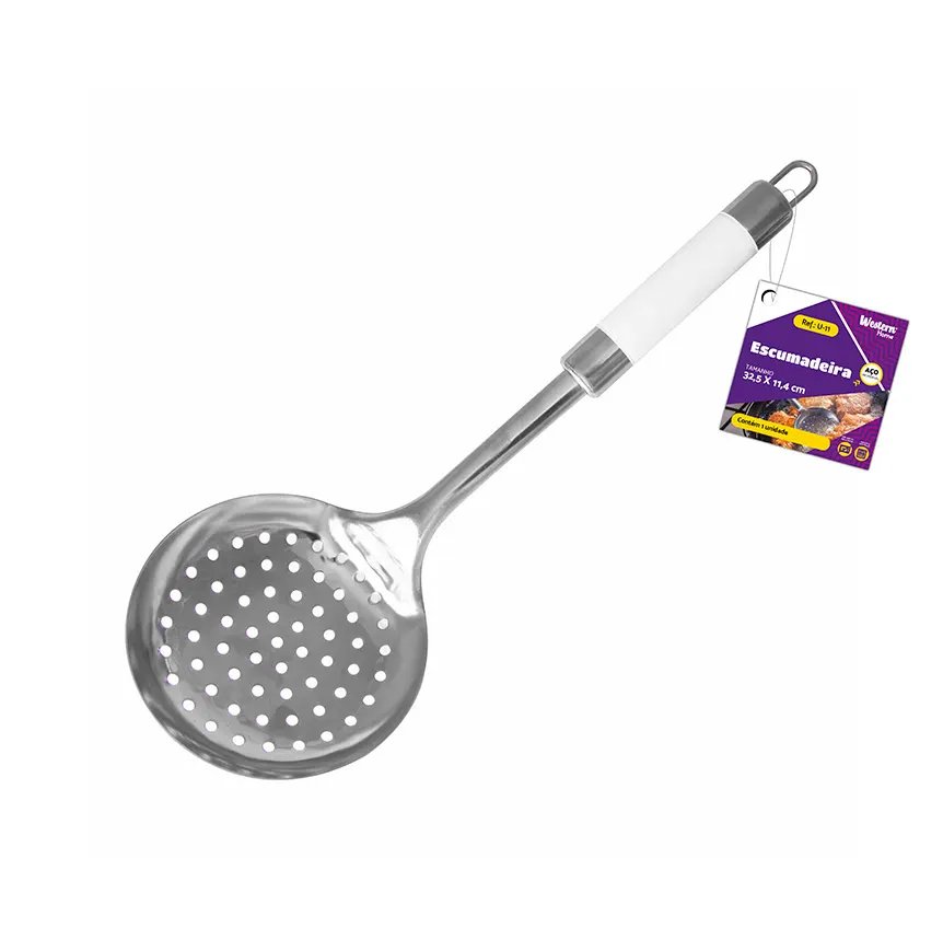 Escumadeira Inox 32,5cm — imagem 2