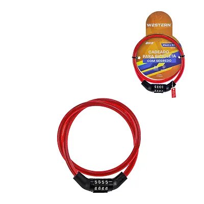 Cadeado Flexível Bike Segurança 65cm x 8mm — imagem 11