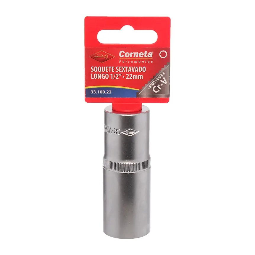 Soquete Sextavado Longo 1/2 22mm — imagem 2