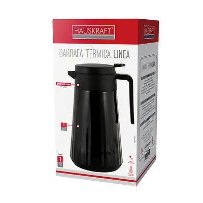 Garrafa Térmica Linea Preta 1L — imagem 2