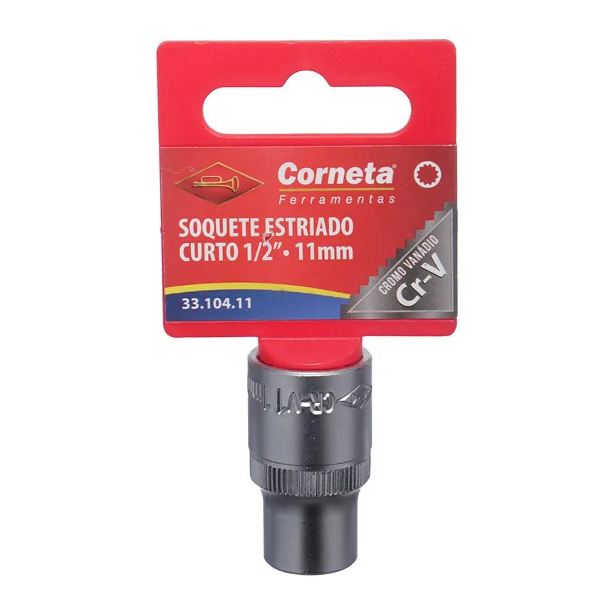 Soquete Estriado Curto 1/2 11mm — imagem 4
