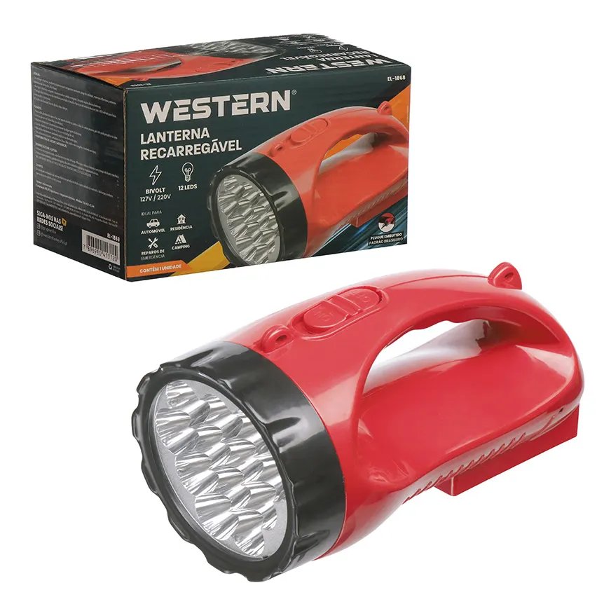 Lanterna Recarregável Alça 12LEDS — imagem 3