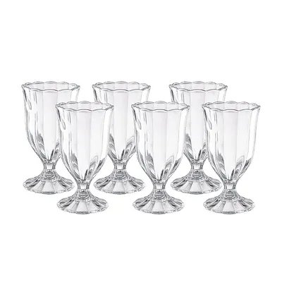 Taça Água/Vinho Peach Transparente 340ml 6 Peças — imagem 4