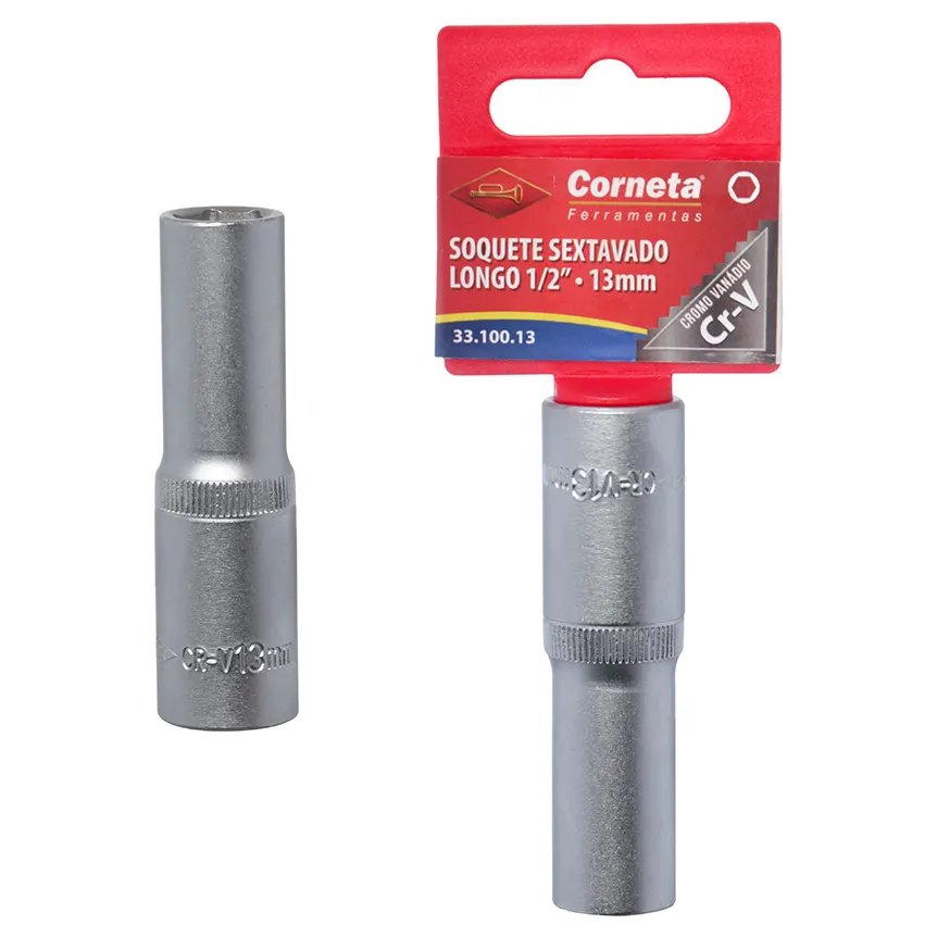 Soquete Sextavado Longo 1/2 13mm — imagem 3
