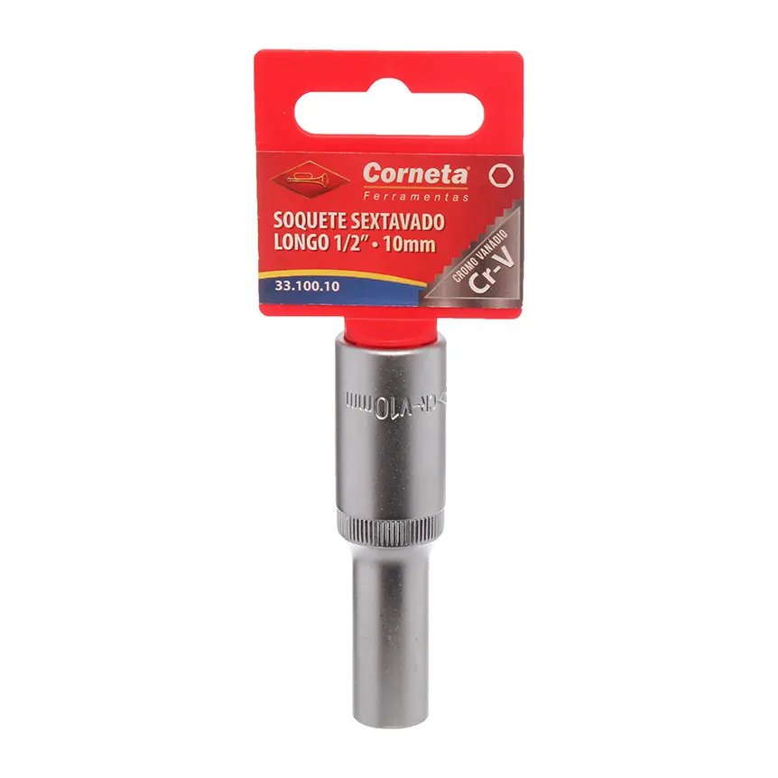Soquete Sextavado Longo 1/2 10mm — imagem 4