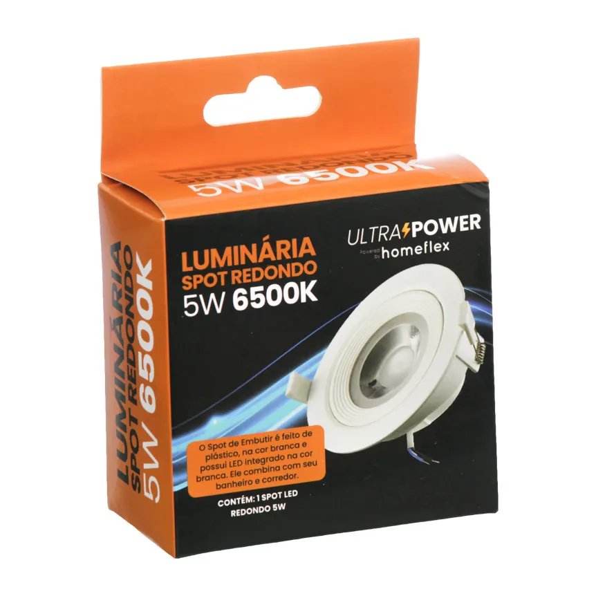 Luminária Spot Redonda 5W 6500K — imagem 2